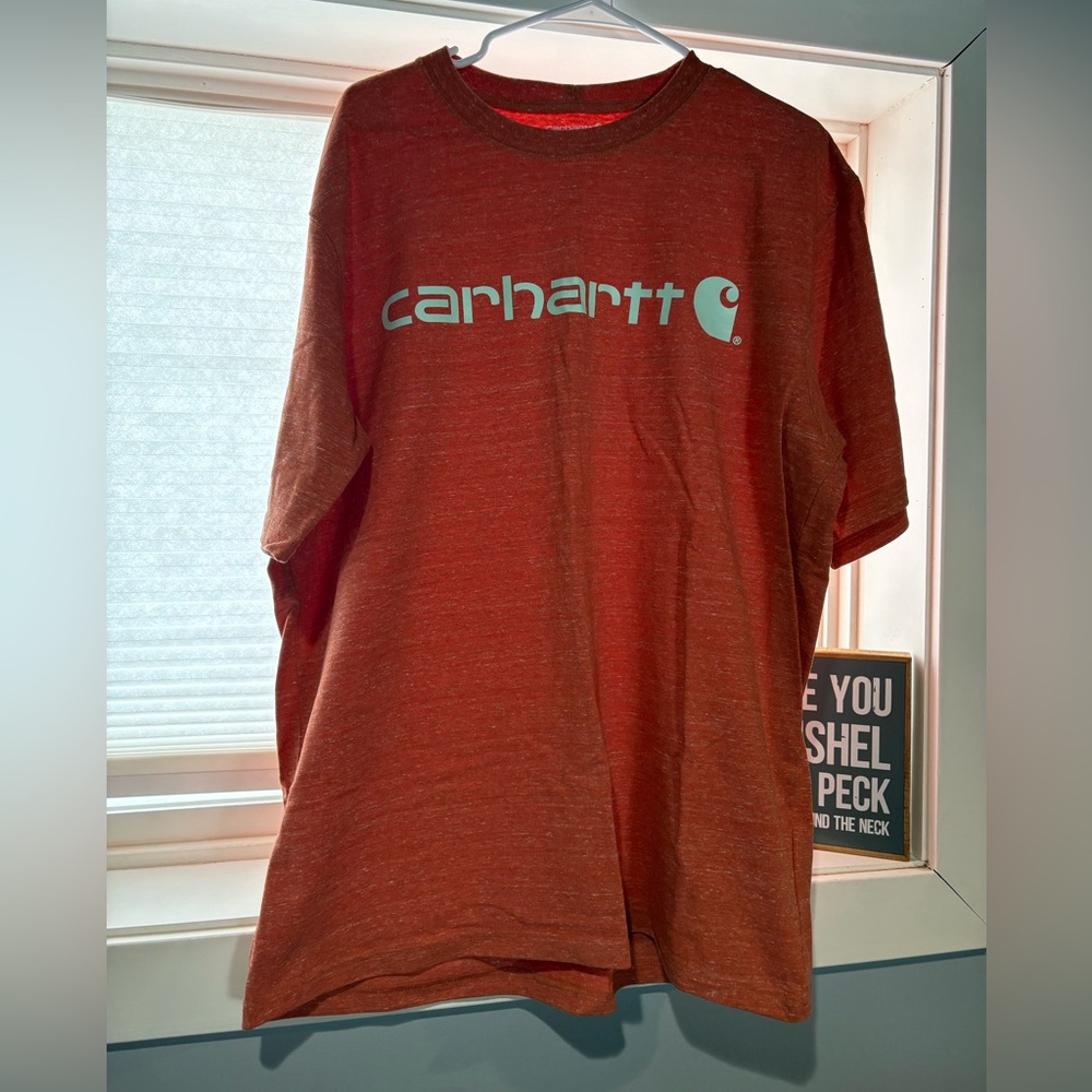 Carhartt Men's Rust Orange Short Sleeve Tee